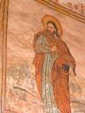 Old frescoe by the church entrance.
